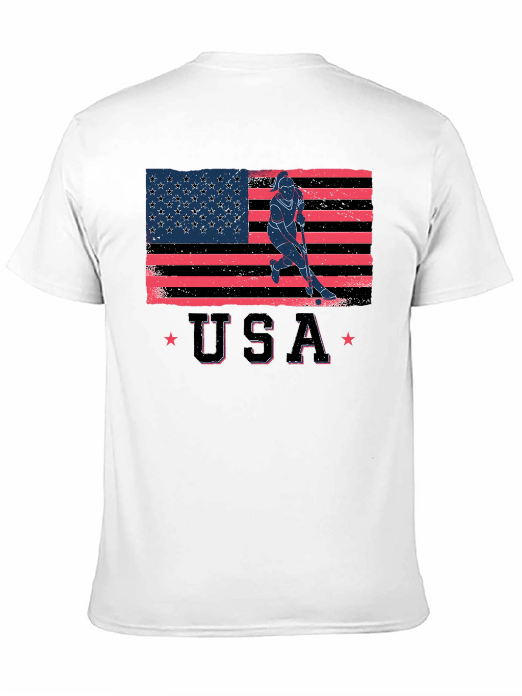 USA Hockey Flag Graphic Tee