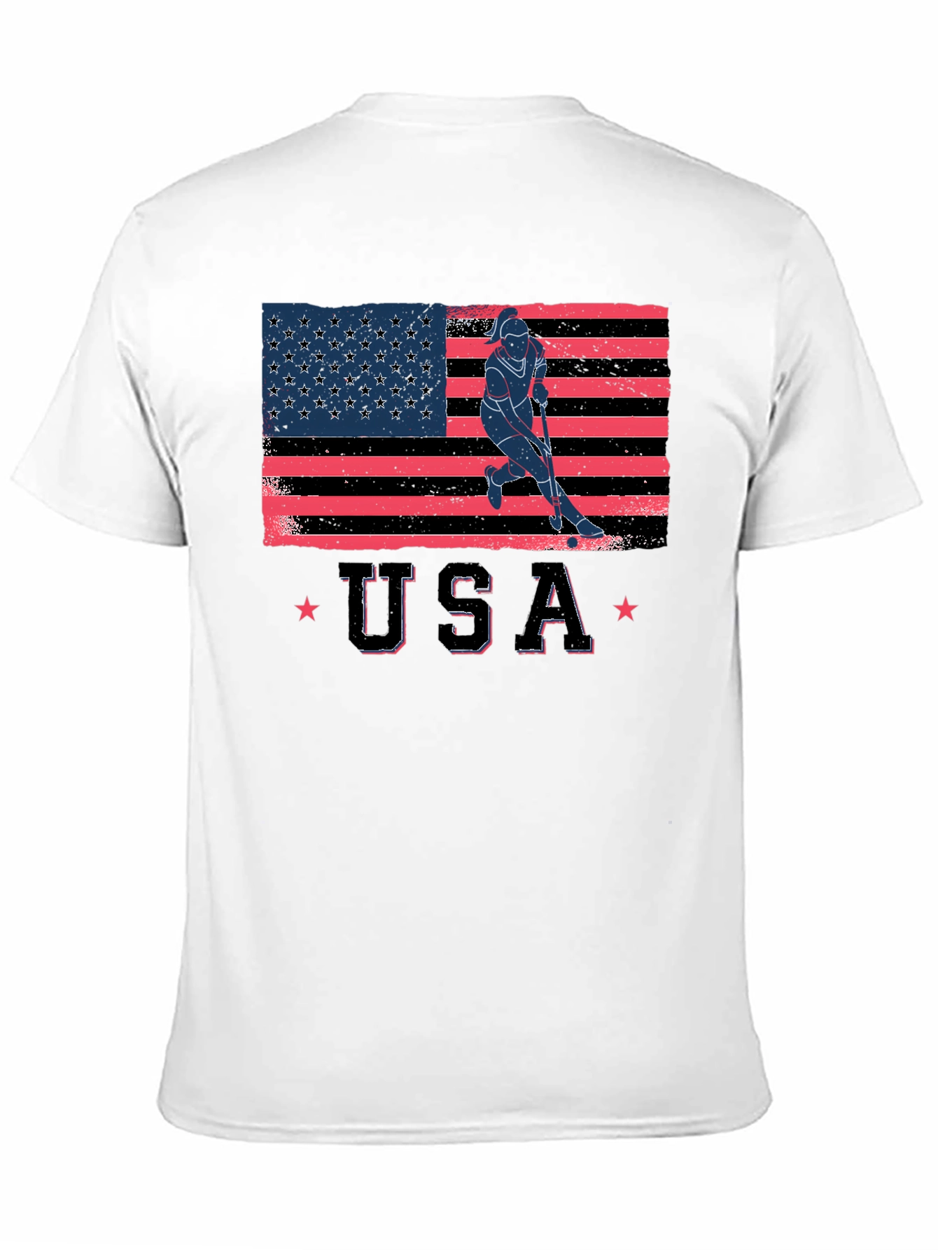 USA Hockey Flag Graphic Tee