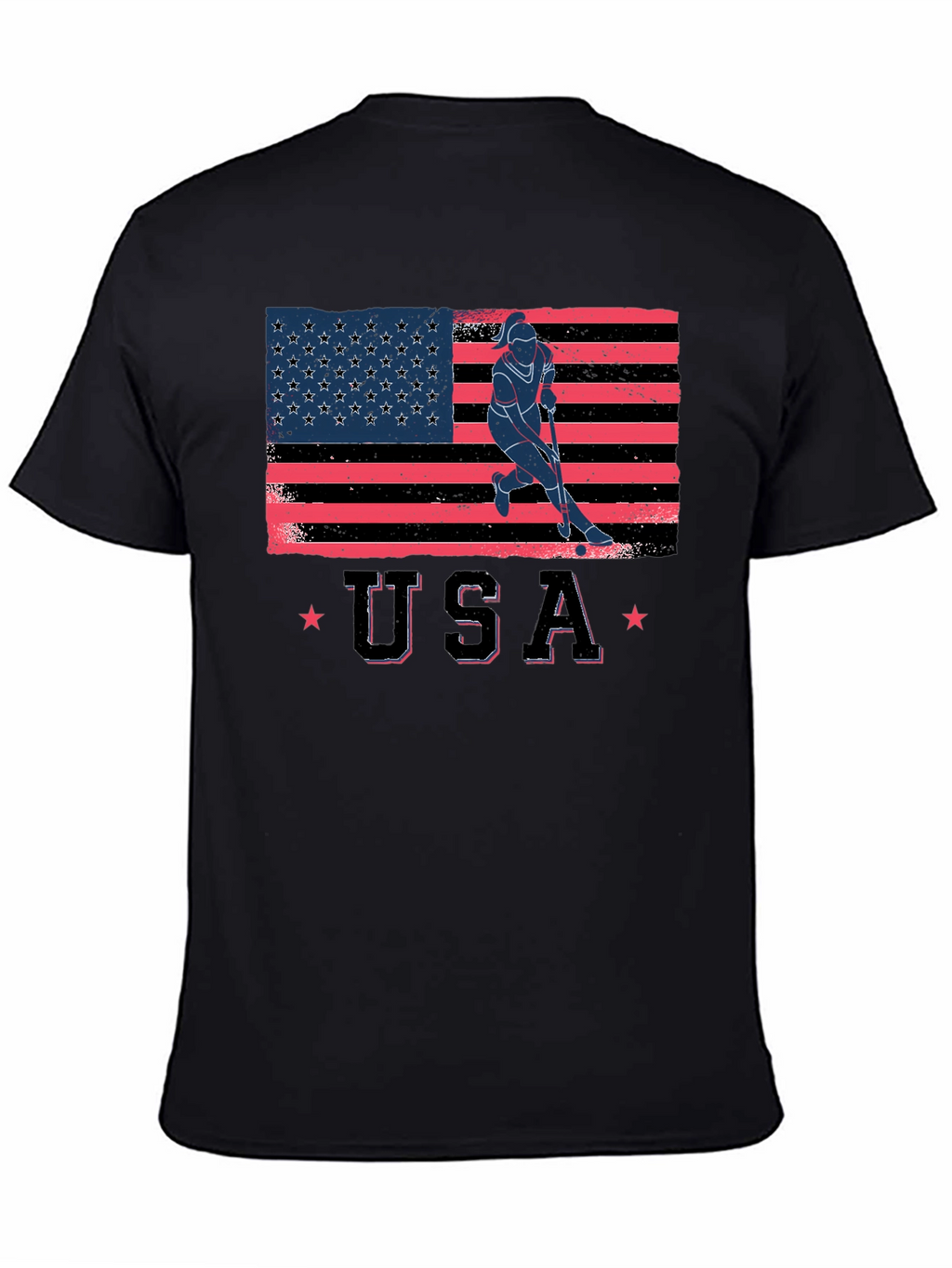 USA Hockey Flag Graphic Tee