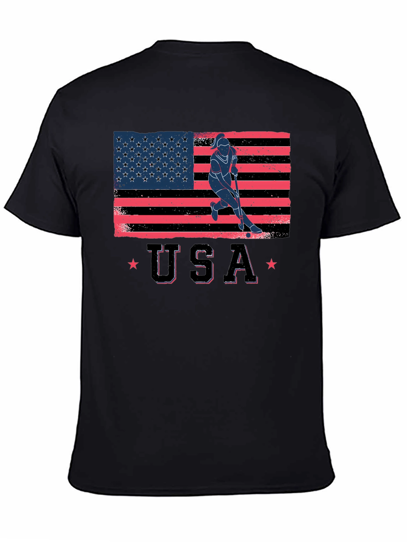 USA Hockey Flag Graphic Tee