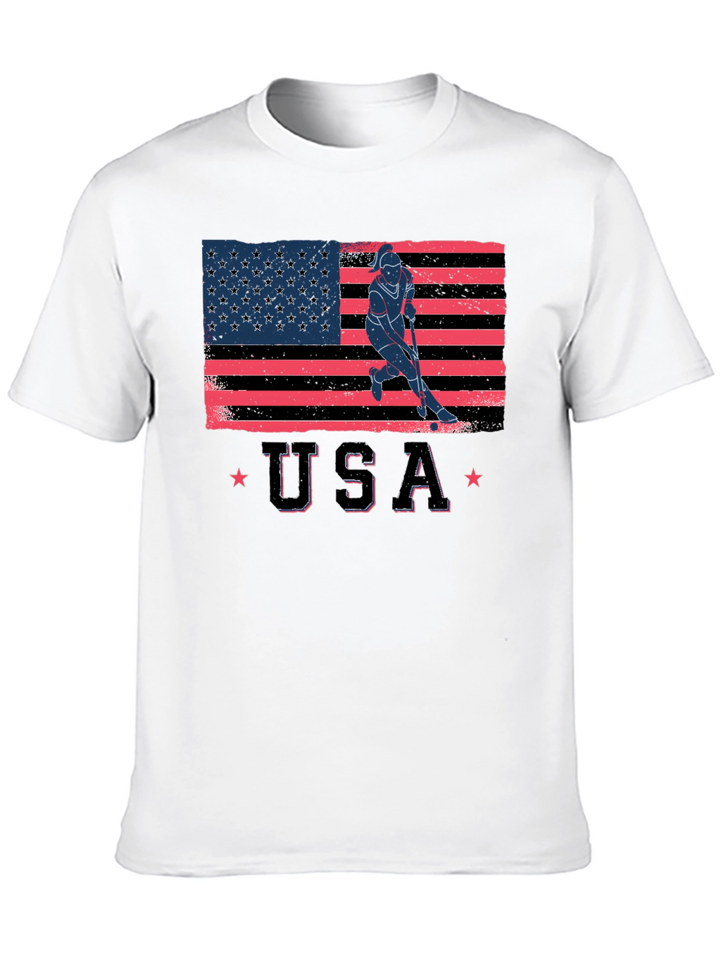 USA Hockey Flag Graphic Tee