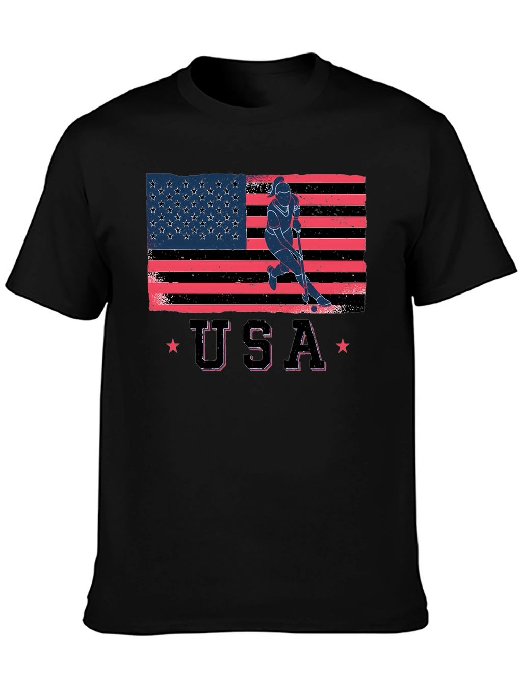 USA Hockey Flag Graphic Tee