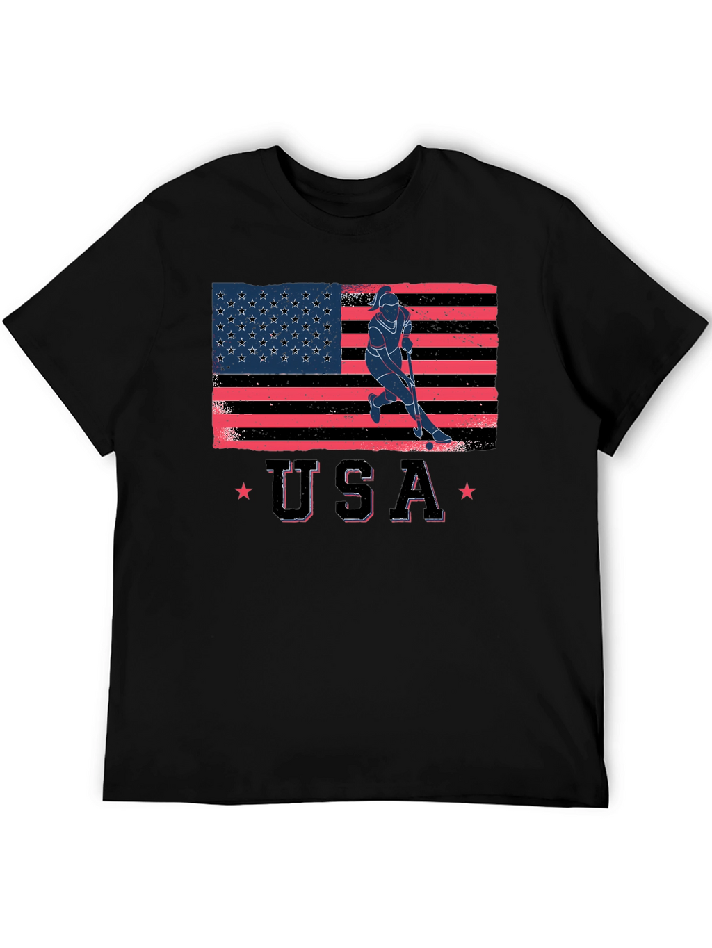 USA Hockey Flag Graphic Tee