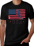 USA Hockey Flag Graphic Tee