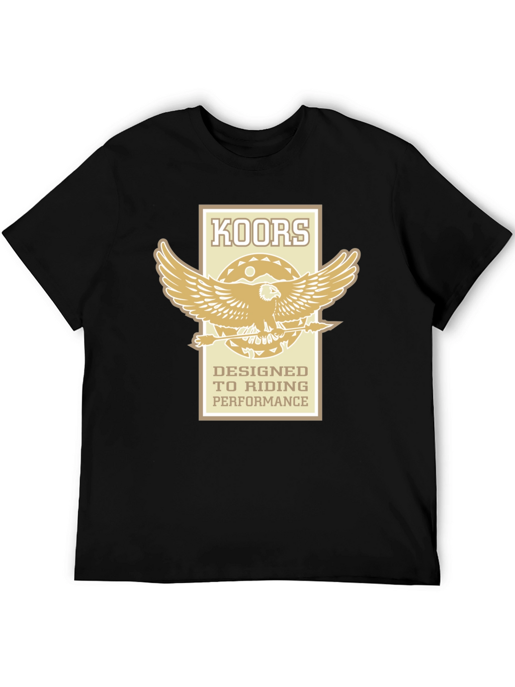 Koors Designed to Riding Performance Black T-Shirt