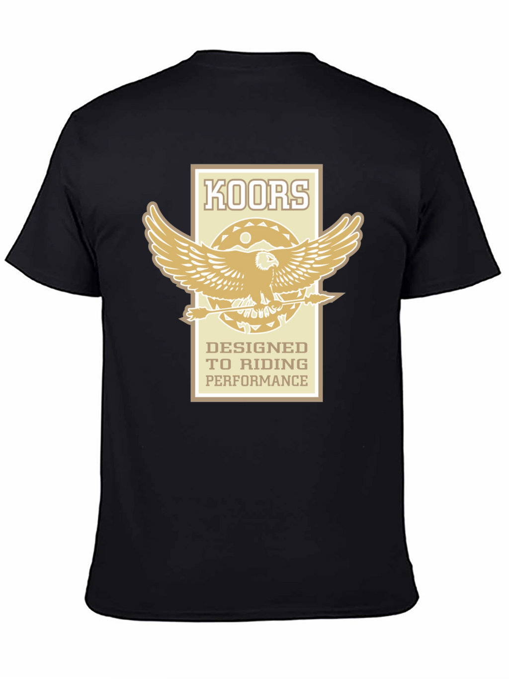 Koors Designed to Riding Performance Black T-Shirt