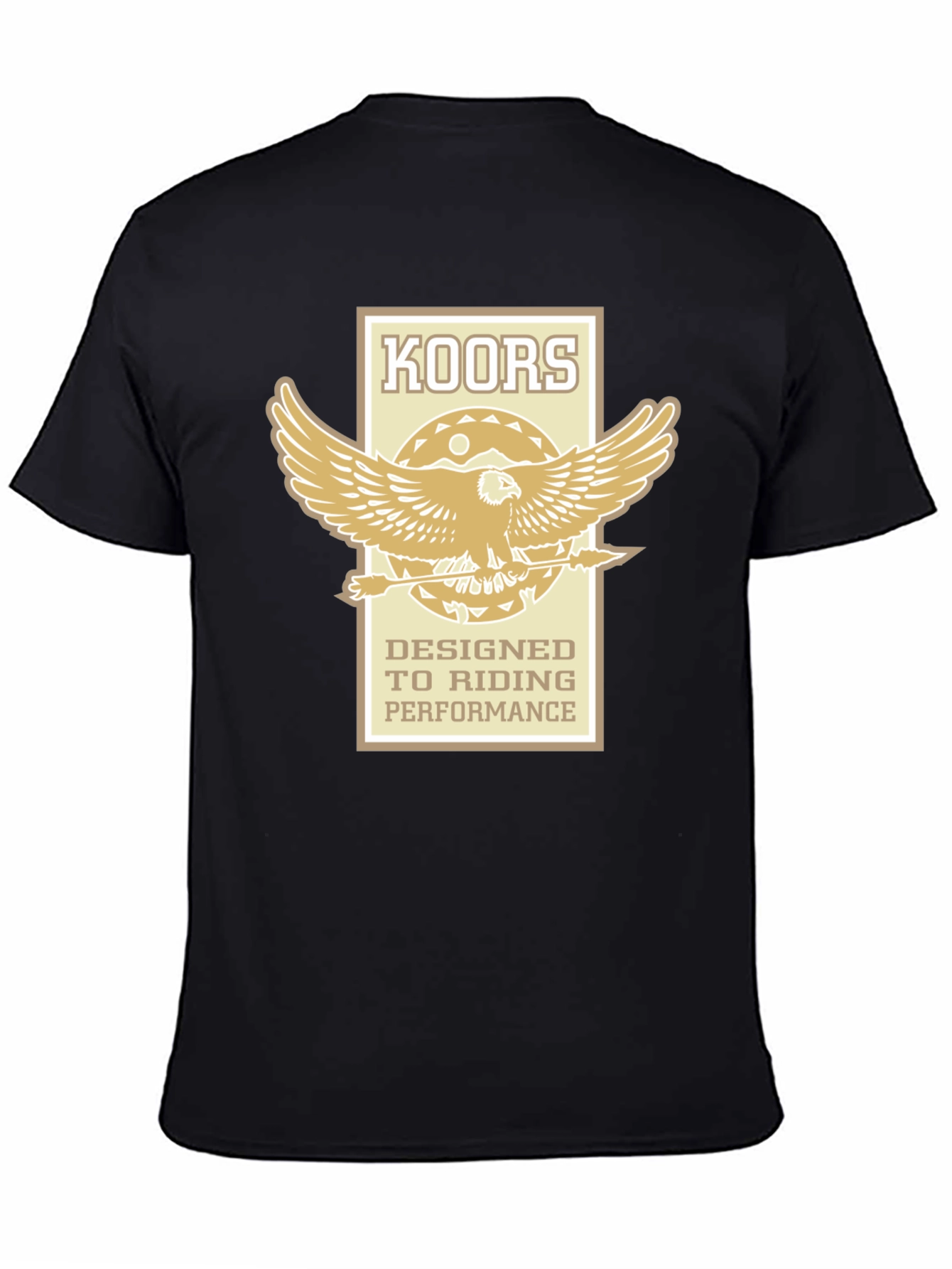 Koors Designed to Riding Performance Black T-Shirt