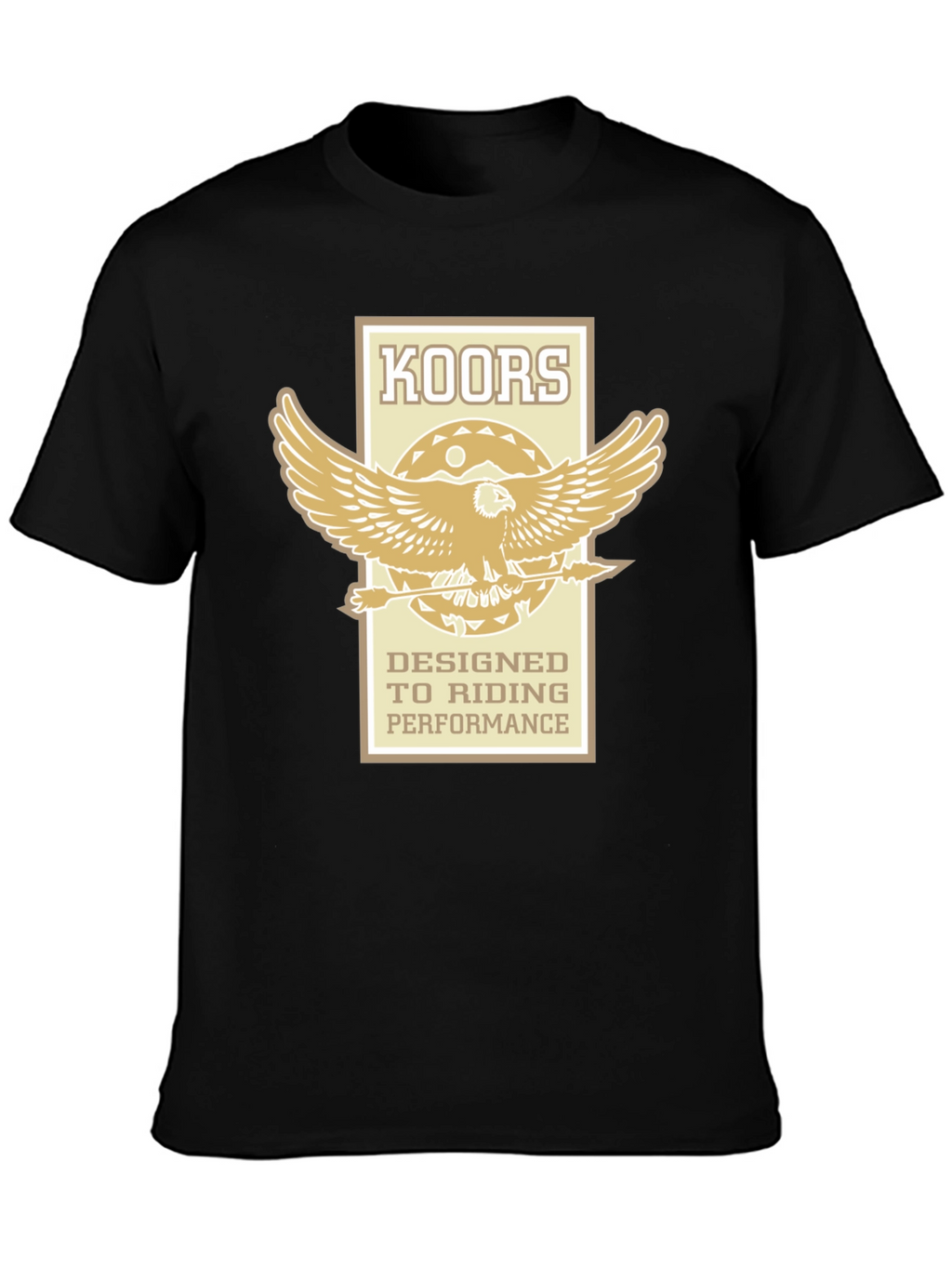 Koors Designed to Riding Performance Black T-Shirt