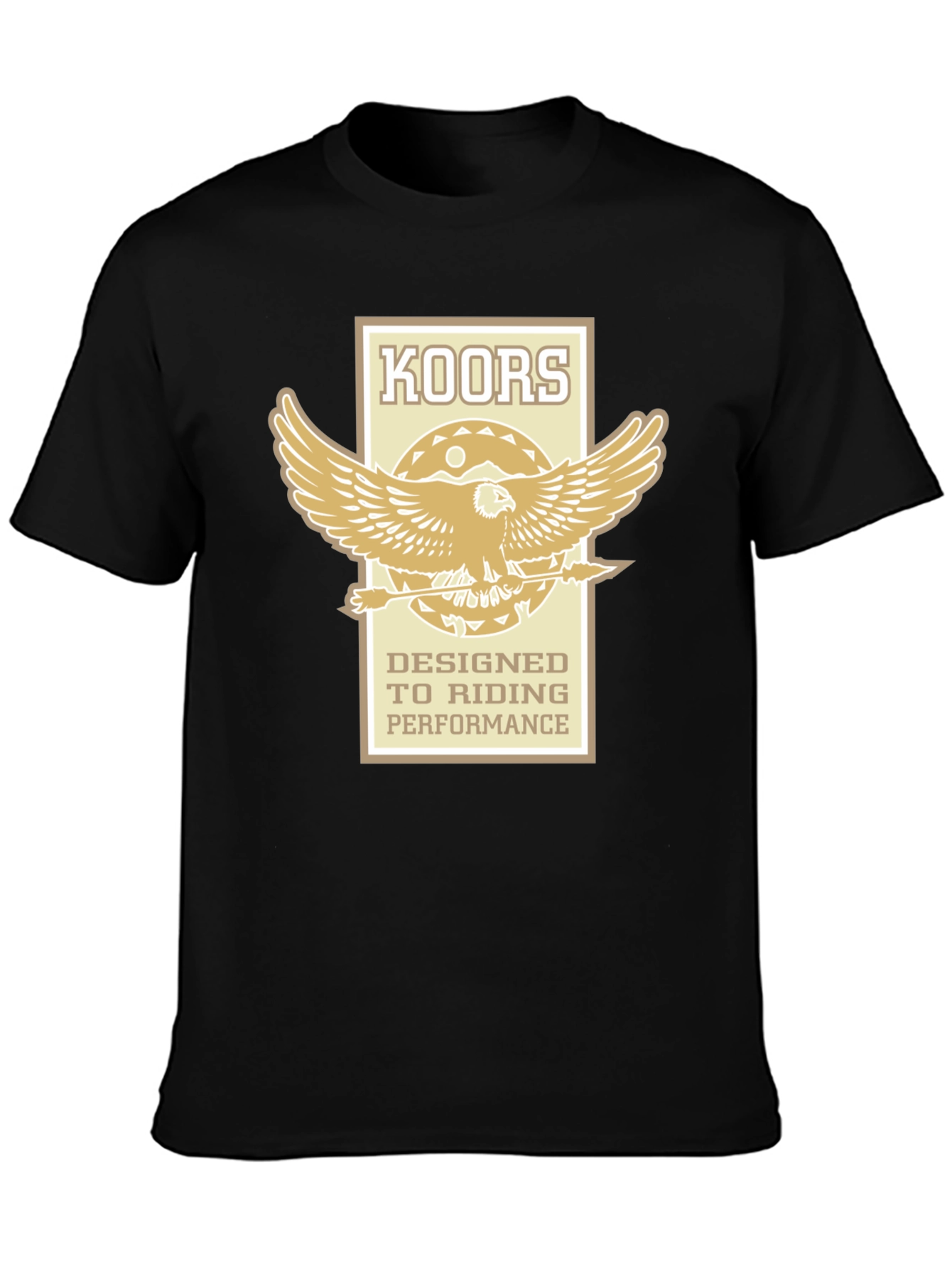 Koors Designed to Riding Performance Black T-Shirt