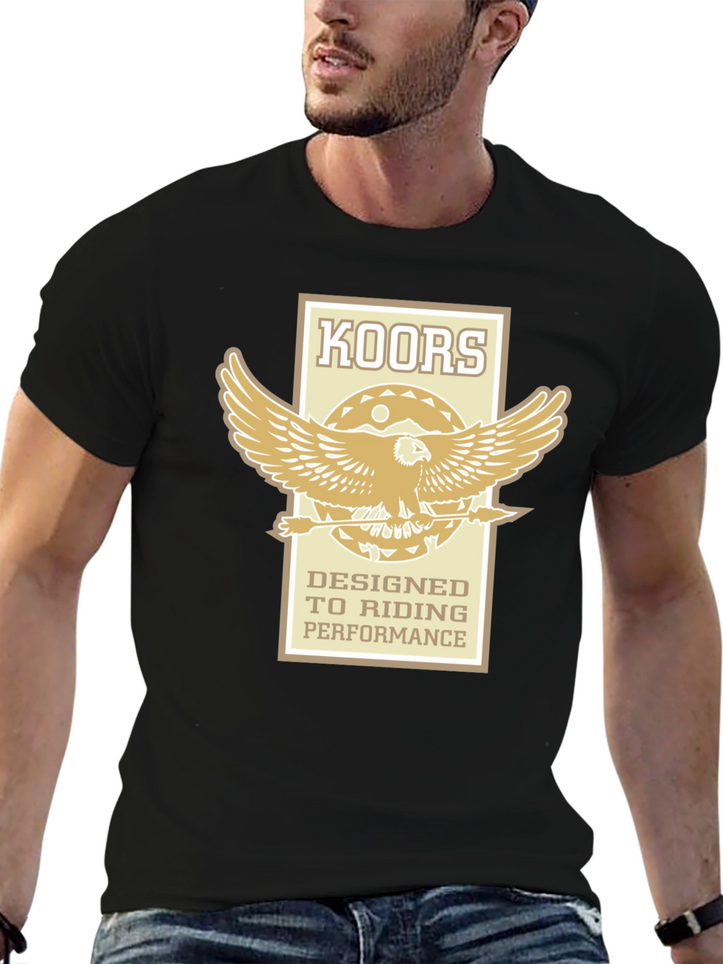 Koors Designed to Riding Performance Black T-Shirt