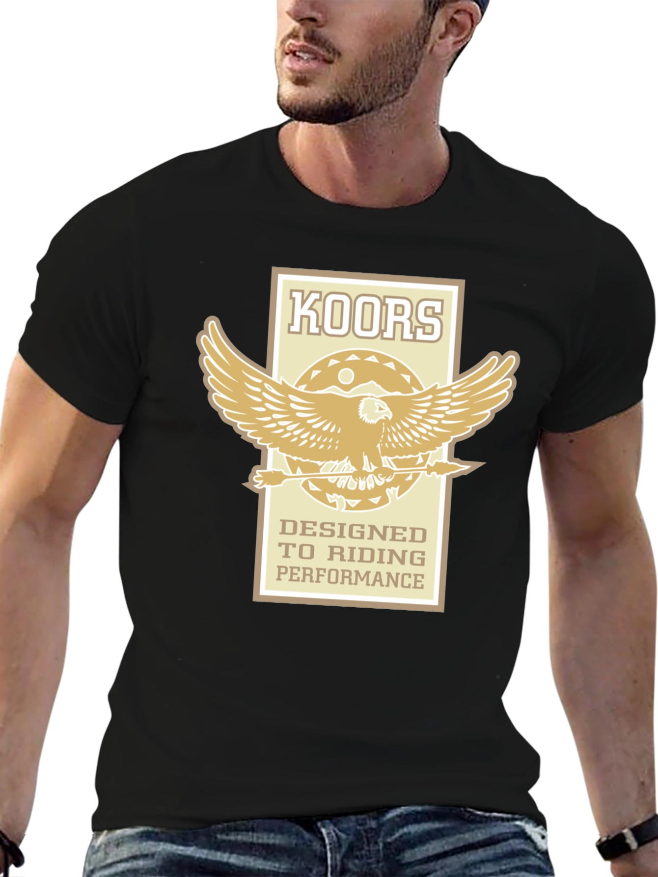Koors Designed to Riding Performance Black T-Shirt