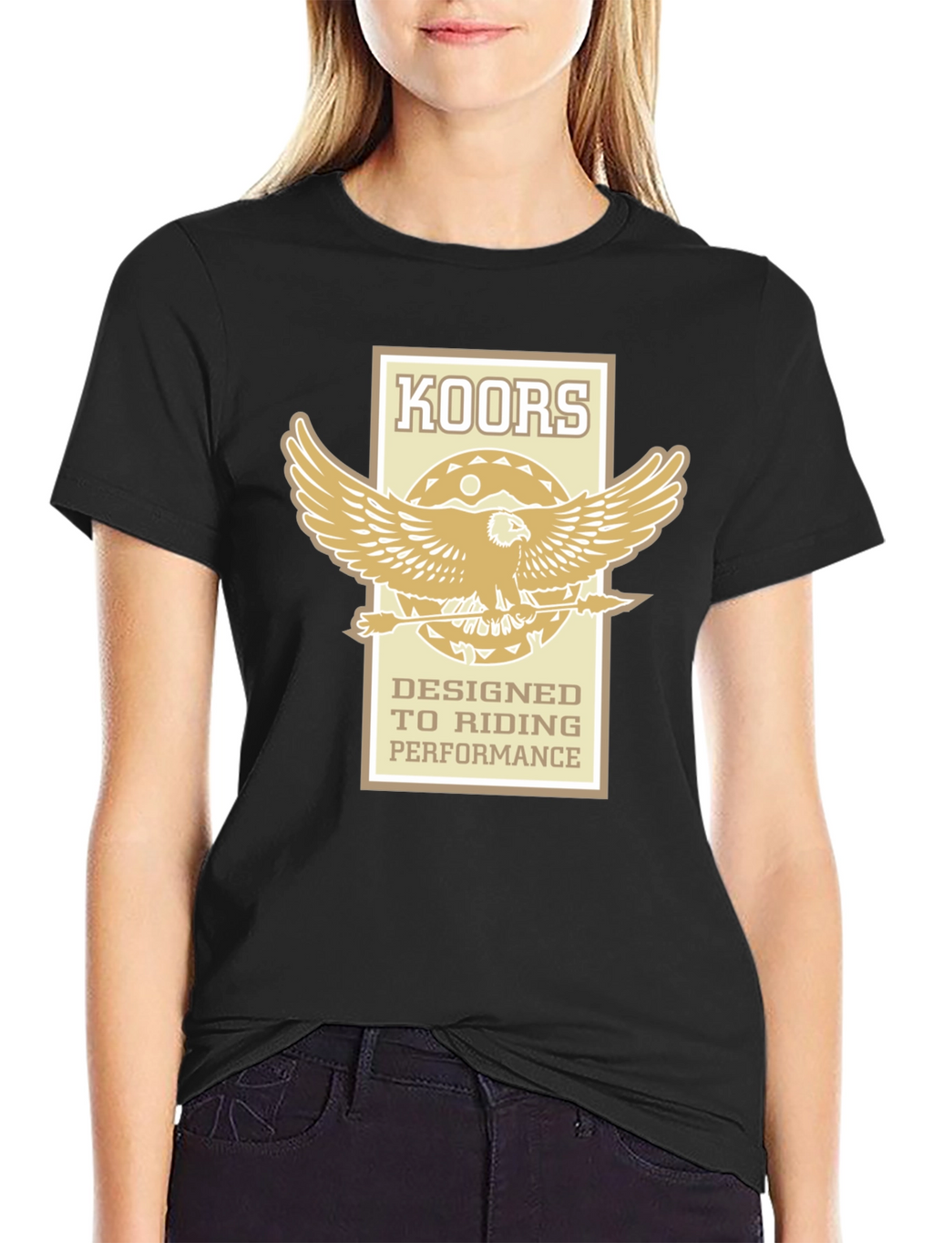Koors Designed to Riding Performance Black T-Shirt