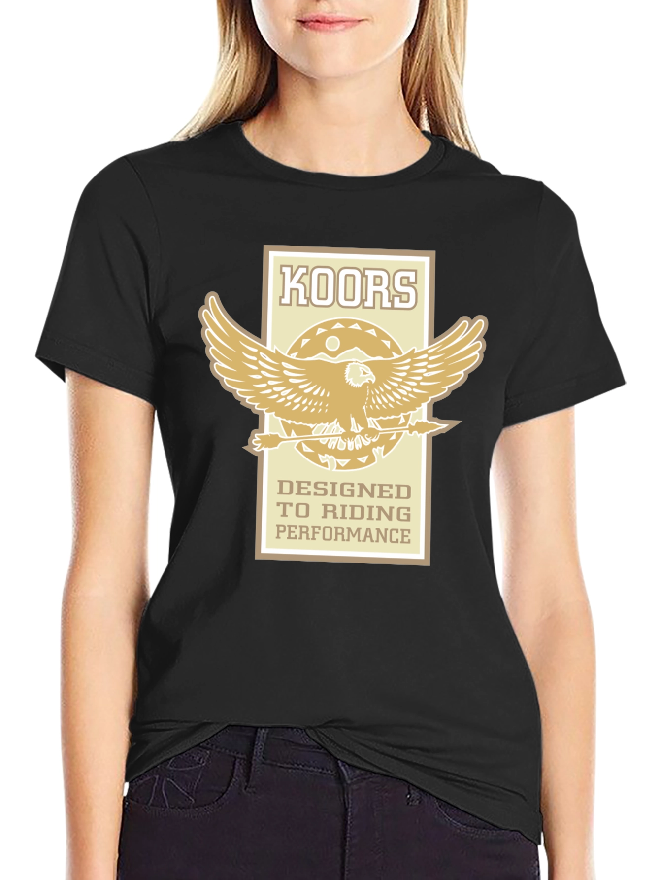 Koors Designed to Riding Performance Black T-Shirt