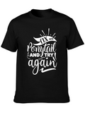Fix Your Ponytail Graphic Tee