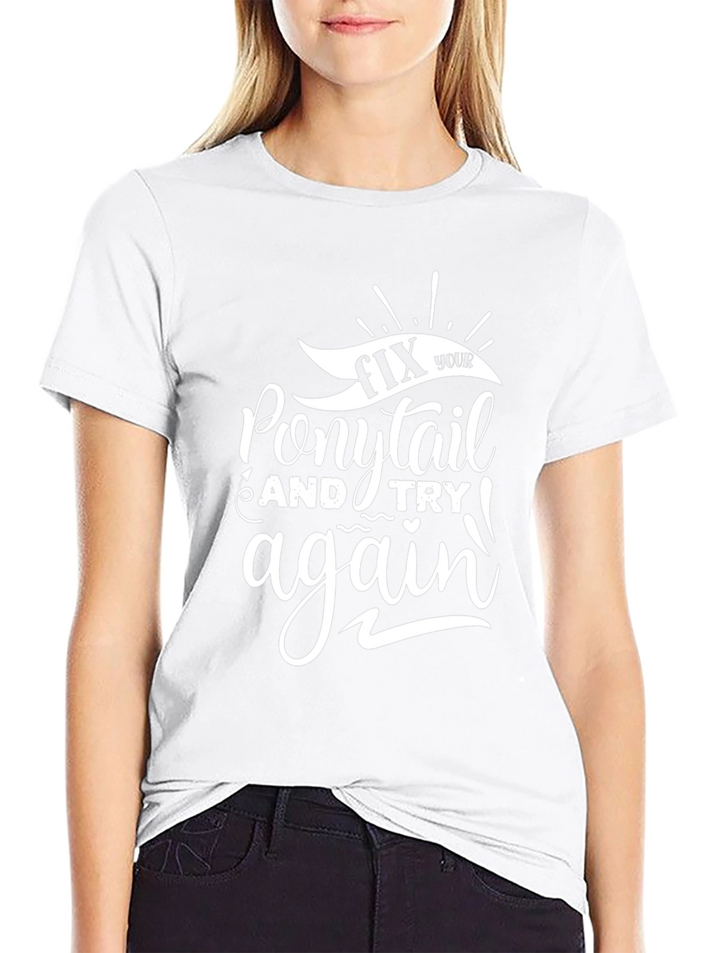 Fix Your Ponytail Graphic Tee