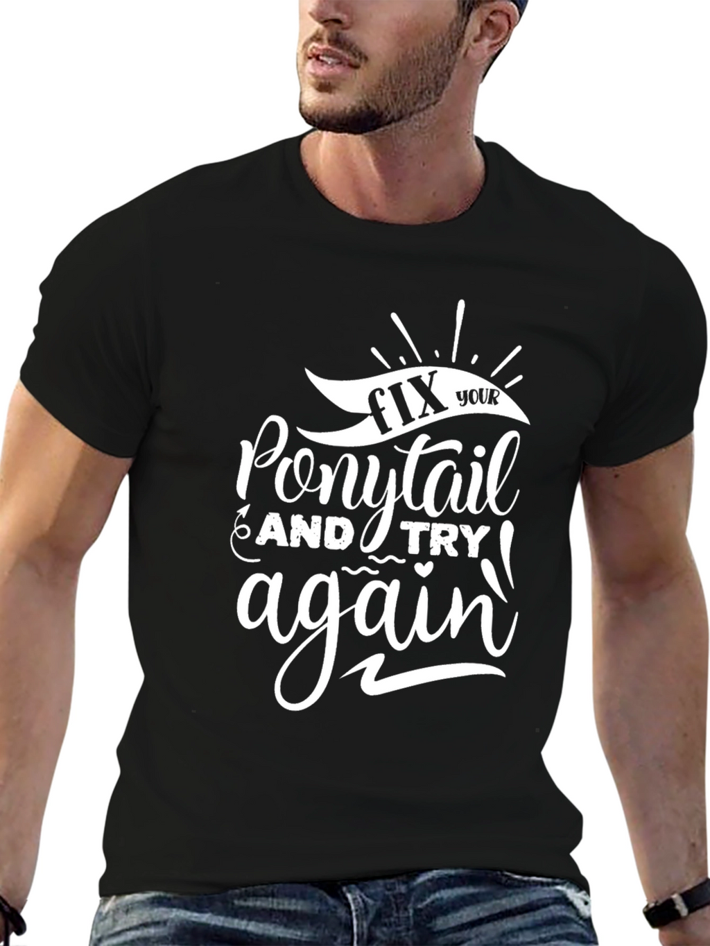 Fix Your Ponytail Graphic Tee