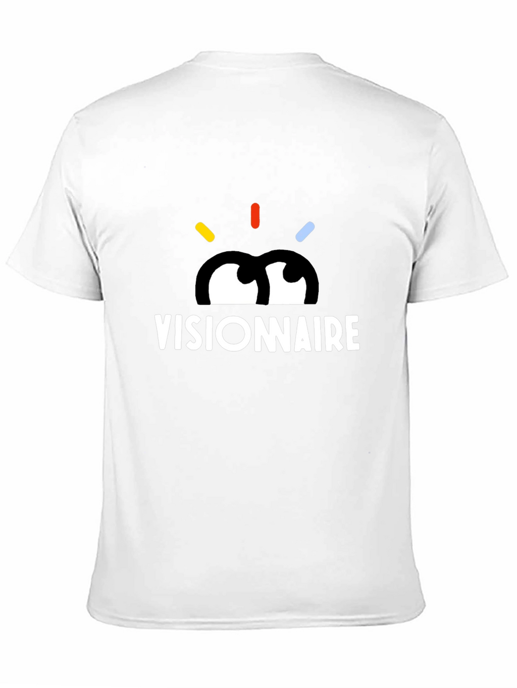 Visionnaire Graphic Black T-Shirt - Modern Eye Design