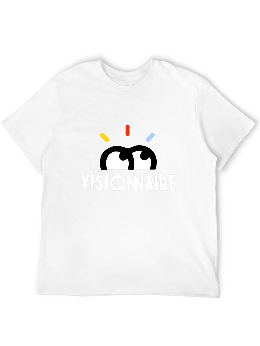 Visionnaire Graphic Black T-Shirt - Modern Eye Design