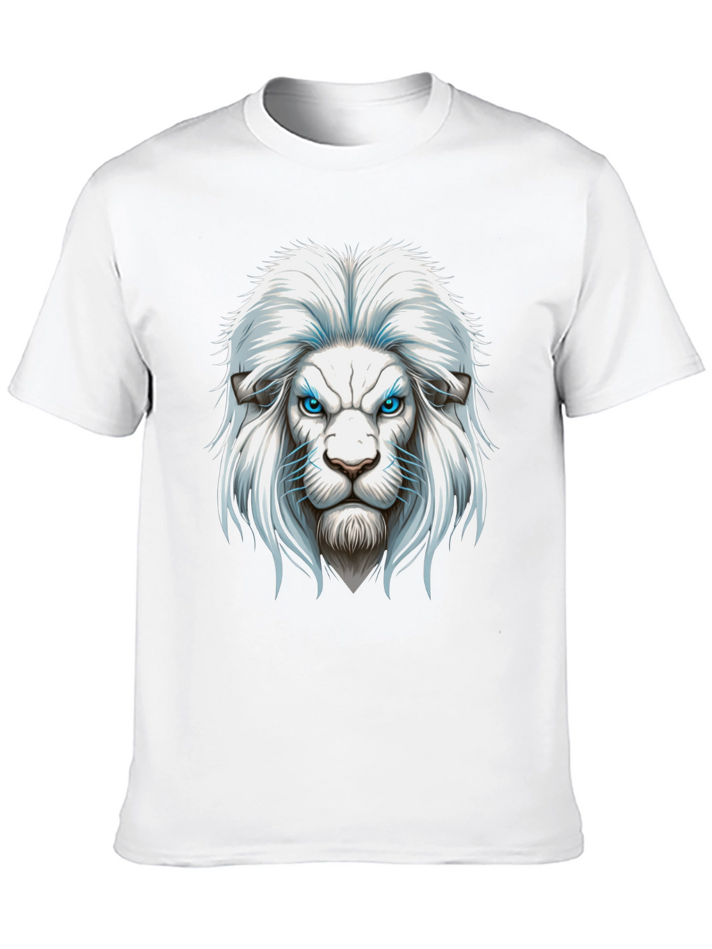 Lion Graphic Print Mens T-Shirt