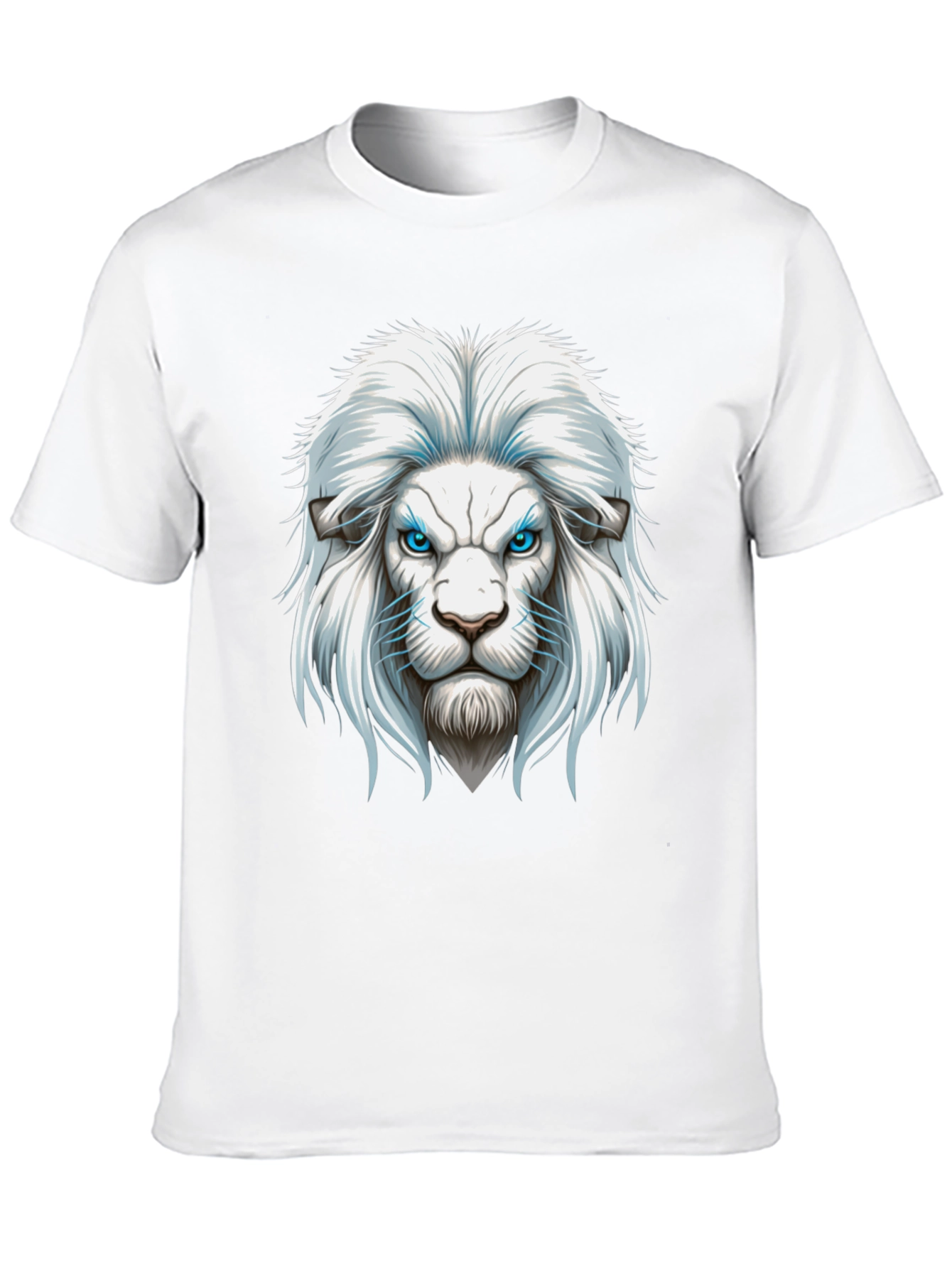 Lion Graphic Print Mens T-Shirt