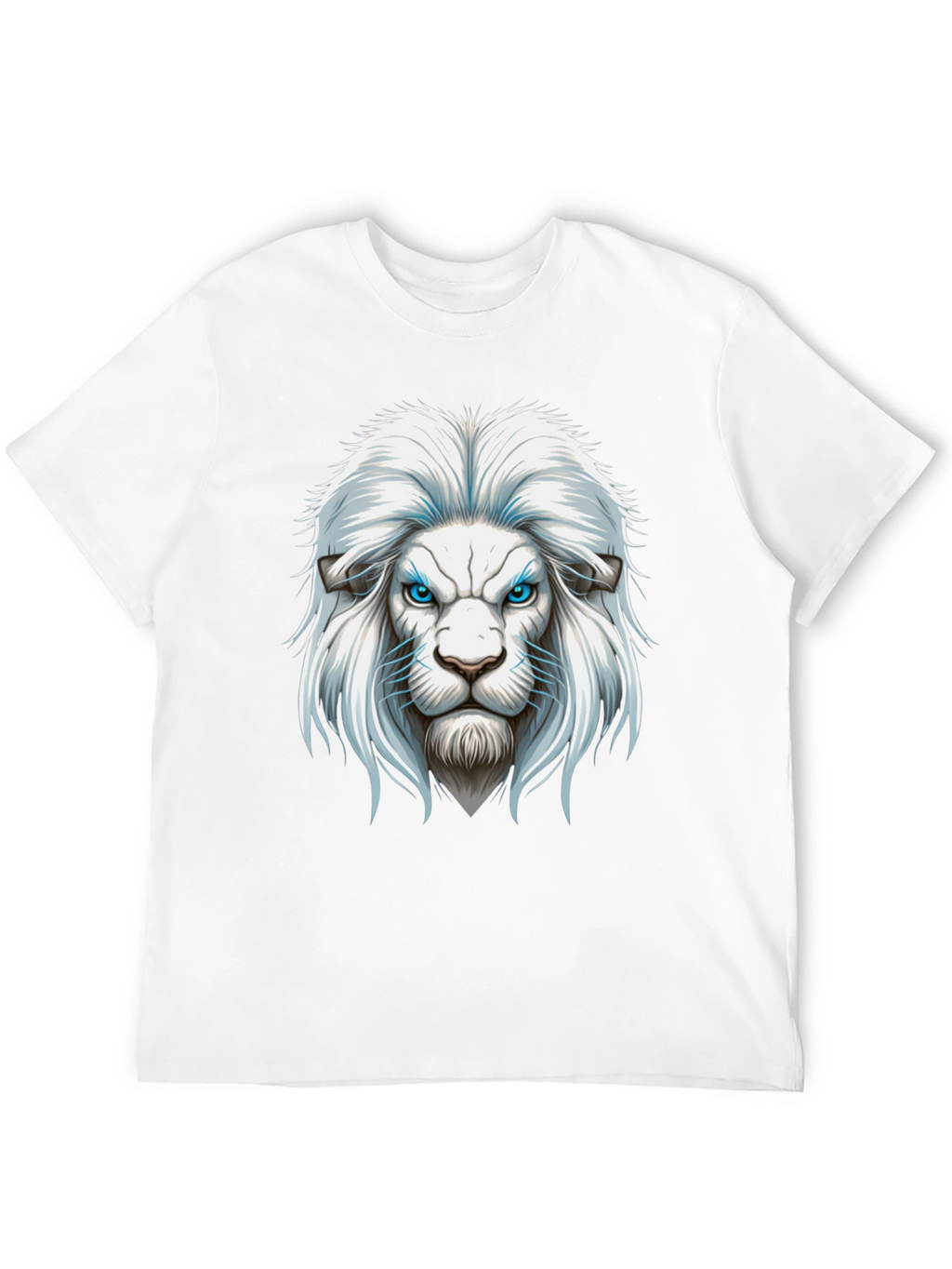Lion Graphic Print Mens T-Shirt