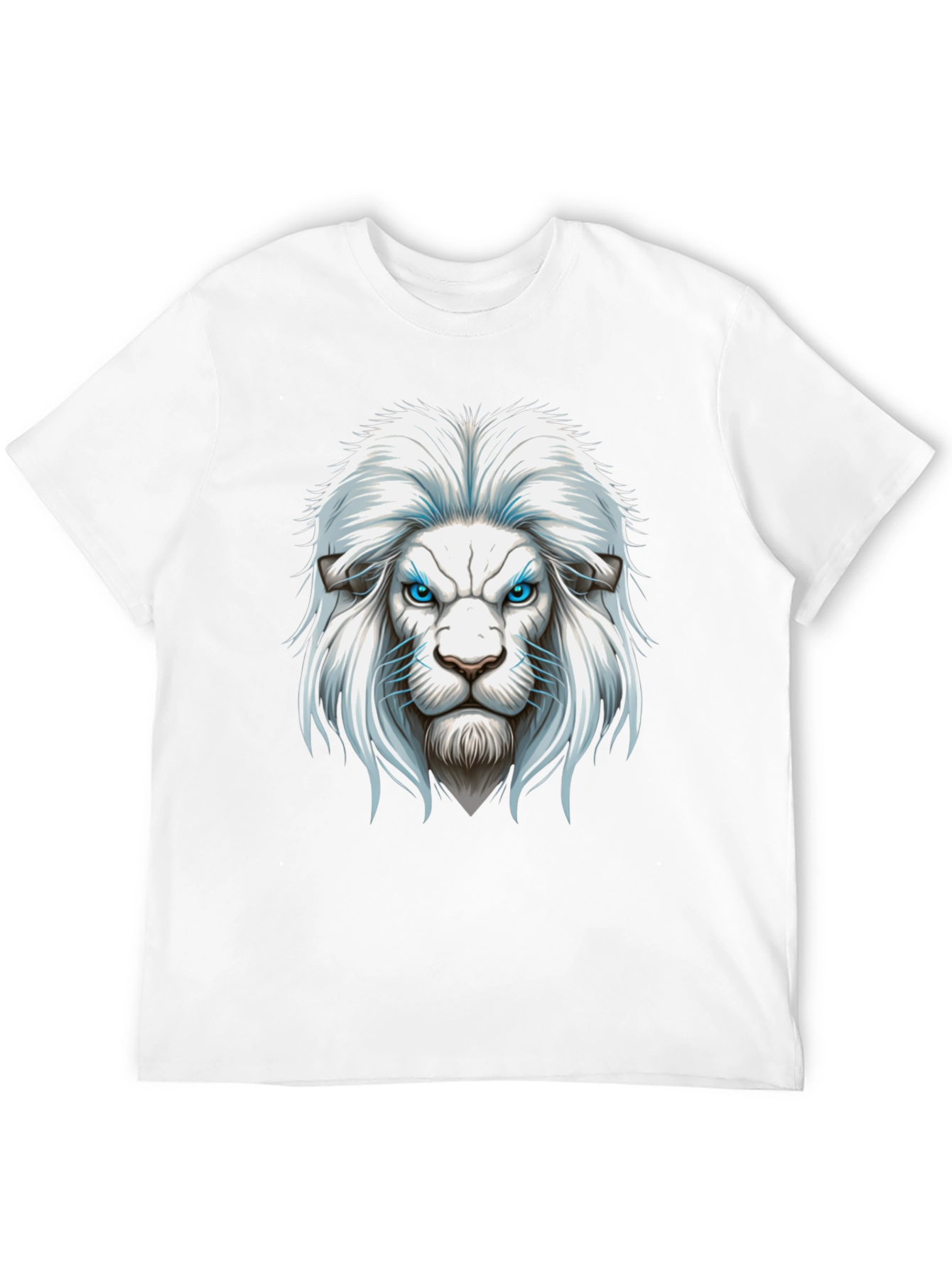 Lion Graphic Print Mens T-Shirt