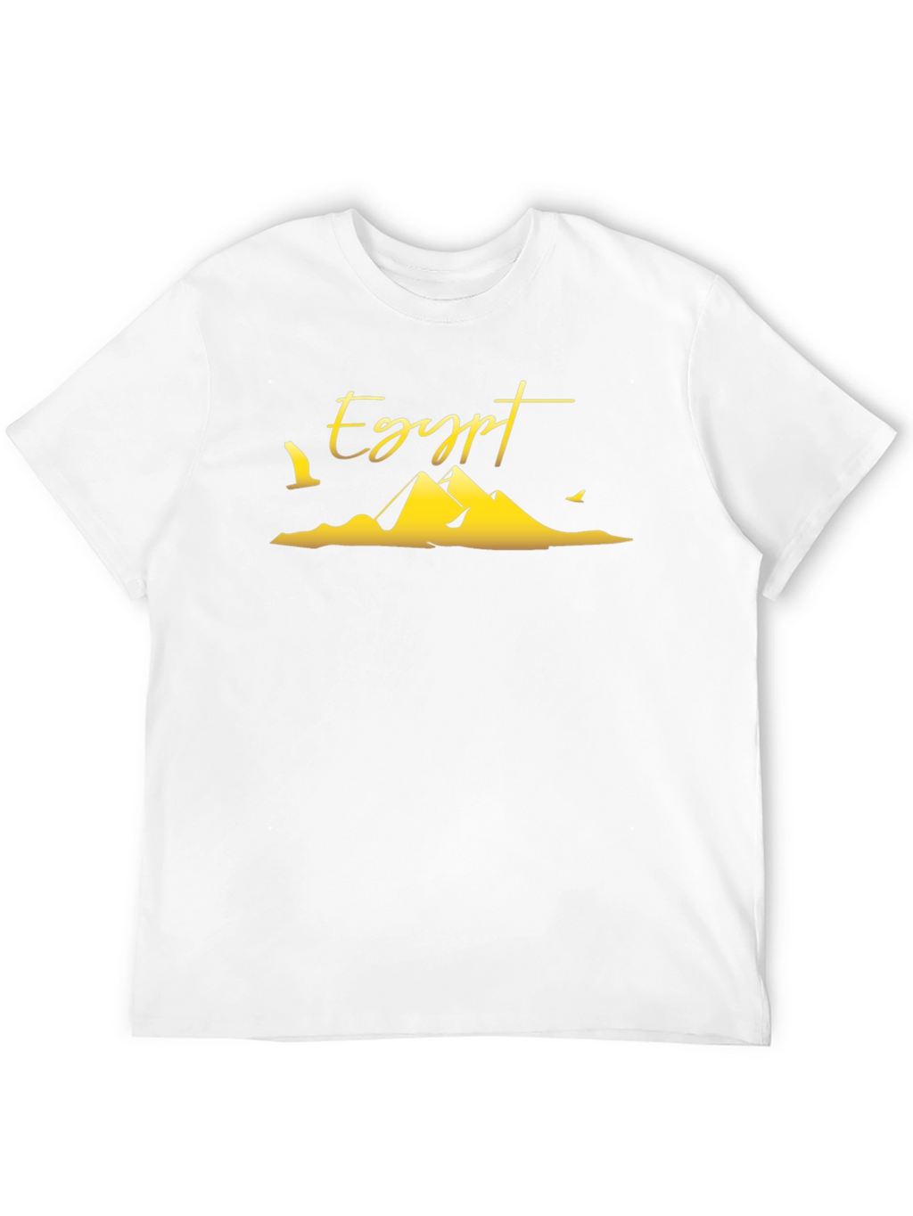 Egypt Pyramid T-Shirt - Black Cotton Tee