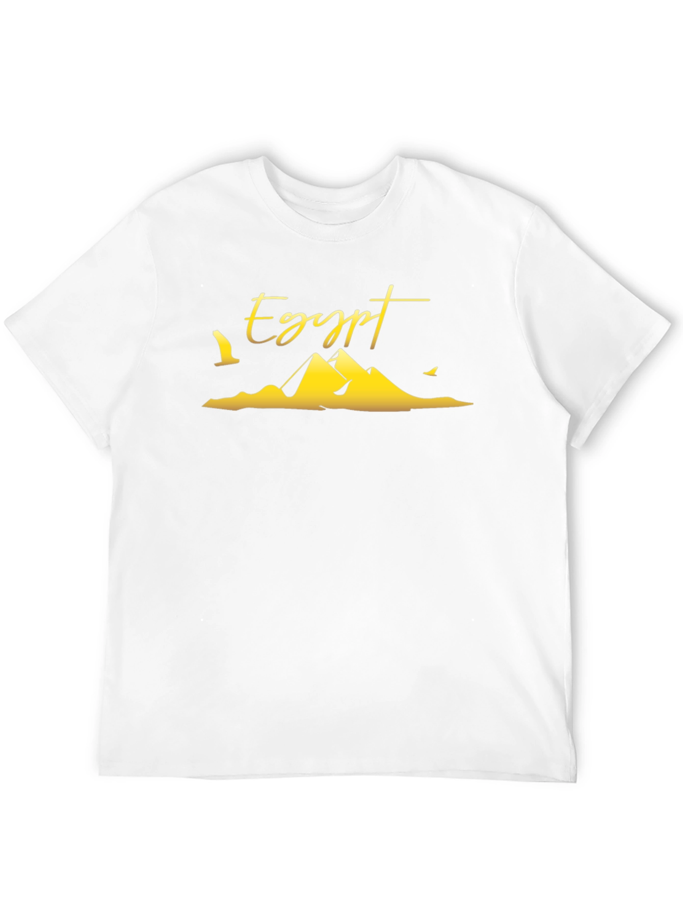 Egypt Pyramid T-Shirt - Black Cotton Tee