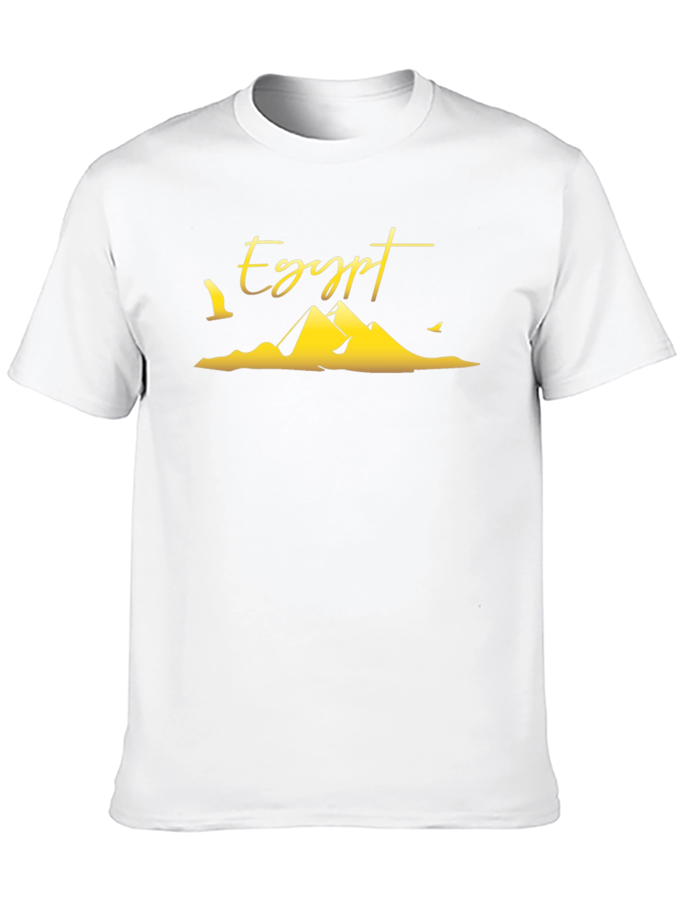 Egypt Pyramid T-Shirt - Black Cotton Tee