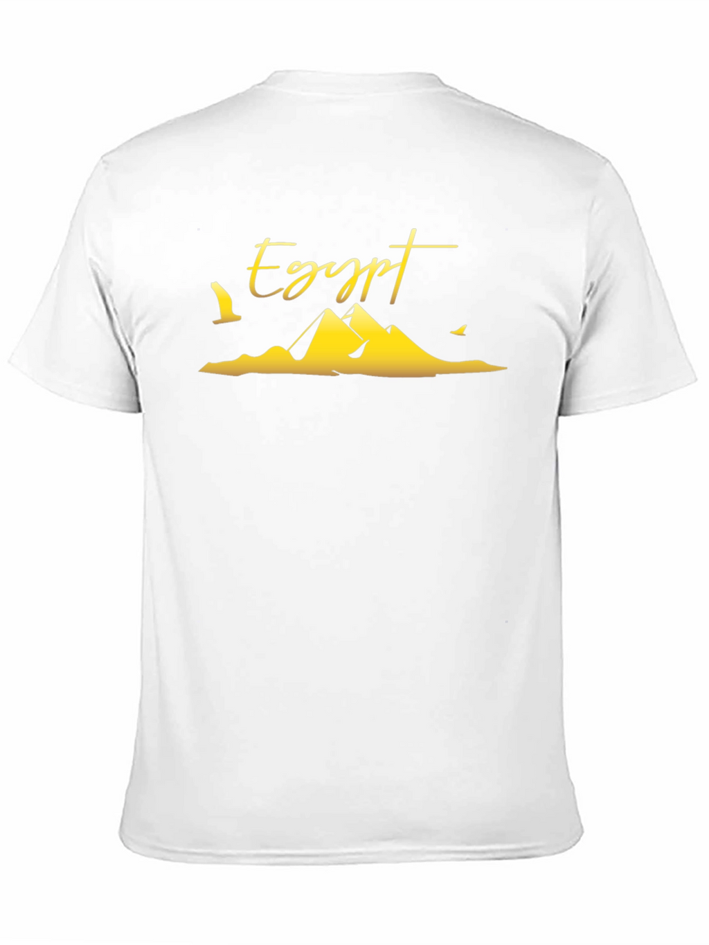 Egypt Pyramid T-Shirt - Black Cotton Tee