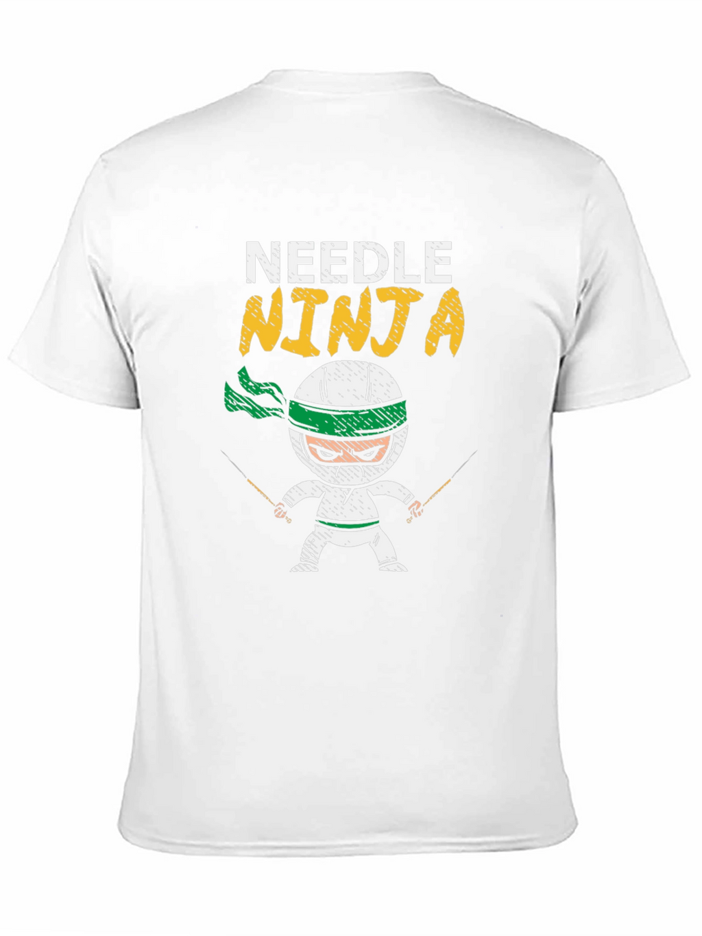 Needle Ninja Black Cotton T-Shirt