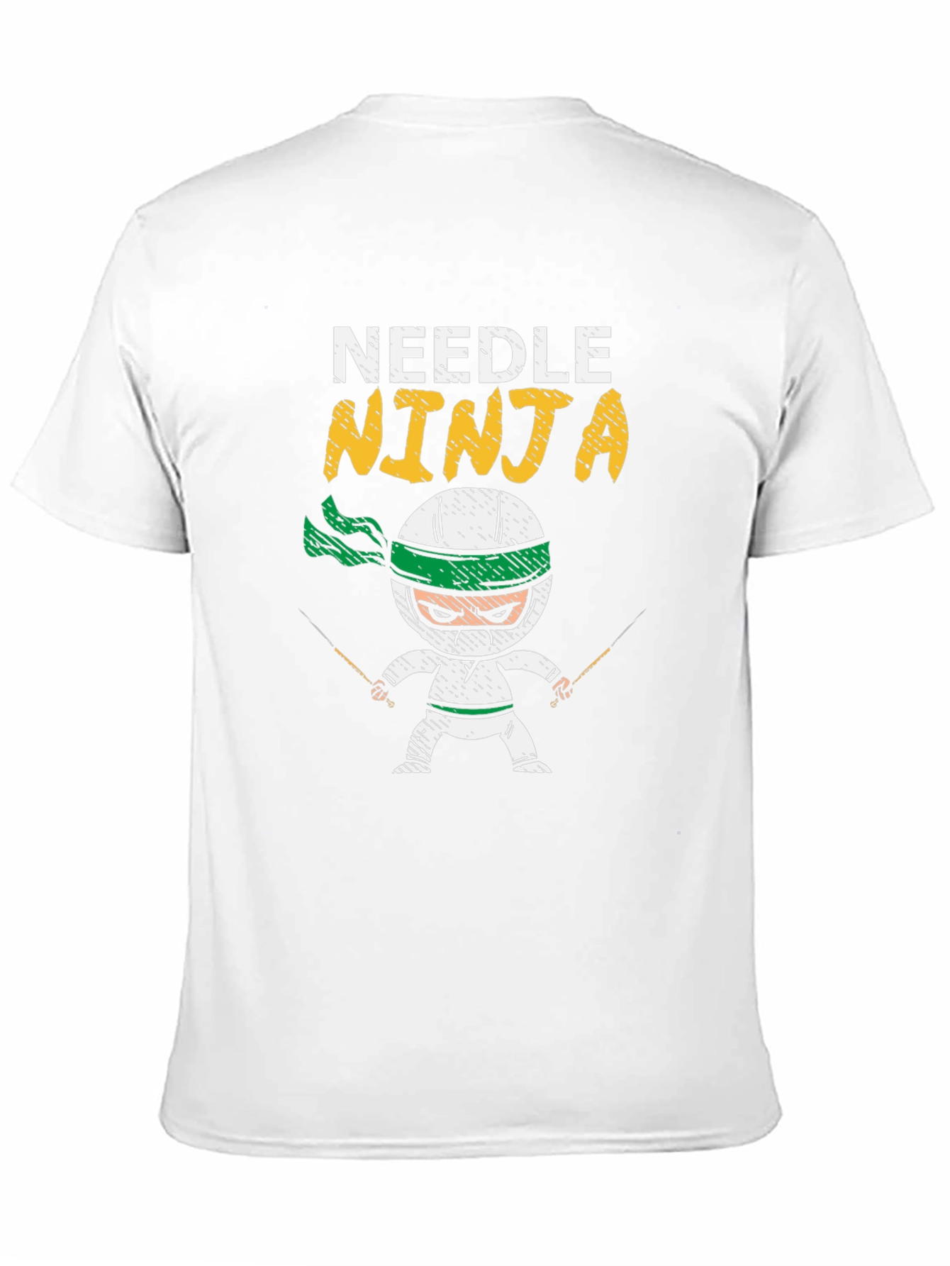 Needle Ninja Black Cotton T-Shirt