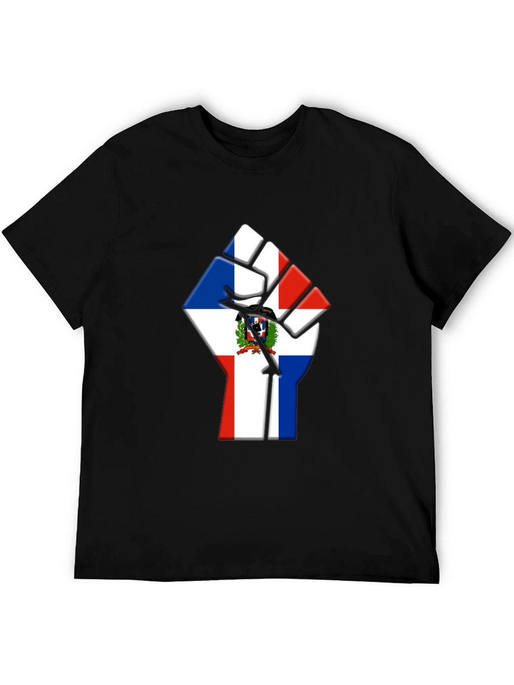 Dominican Republic Flag Fist T-Shirt