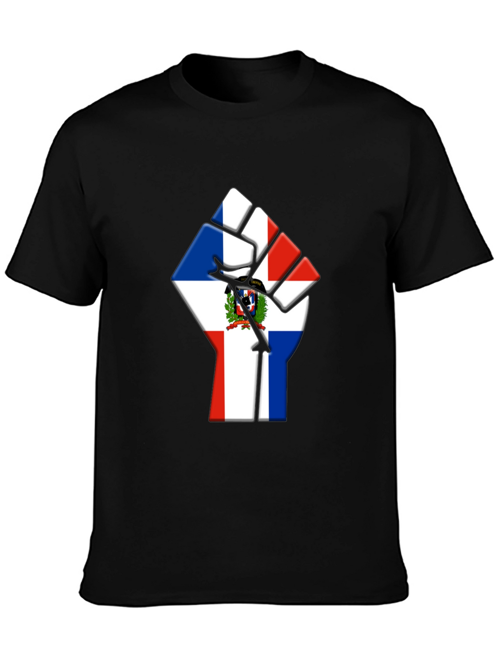 Dominican Republic Flag Fist T-Shirt