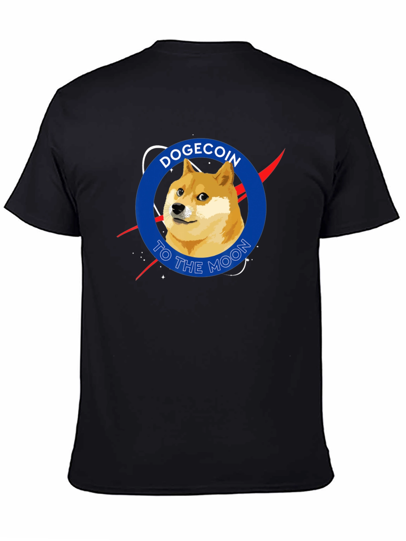 Dogecoin To The Moon Graphic T-Shirt
