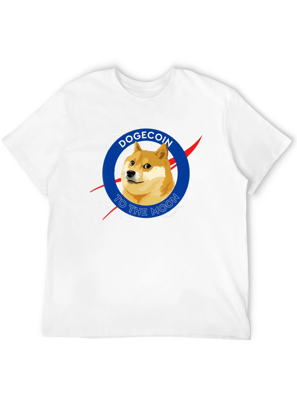 Dogecoin To The Moon Graphic T-Shirt