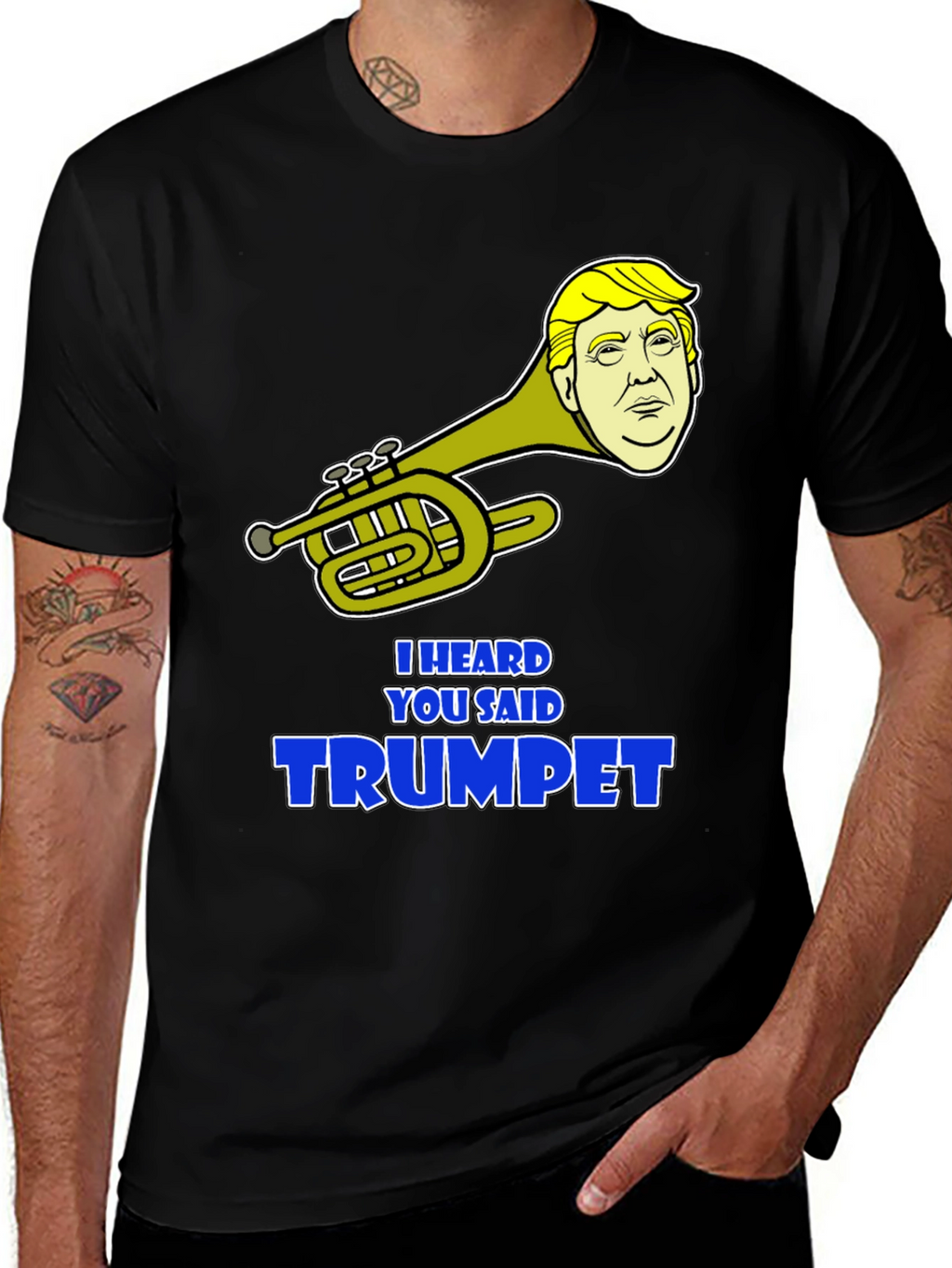 Trumpet Pun T-Shirt - I Heard You Said Trumpet