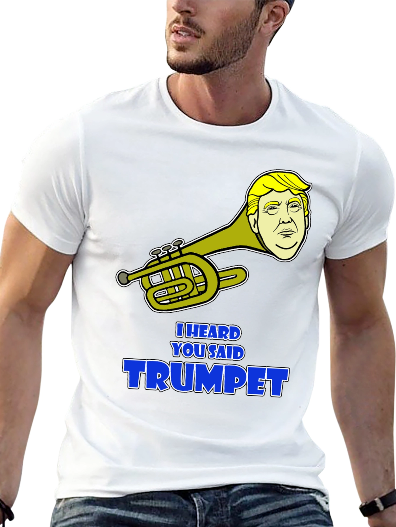 Trumpet Pun T-Shirt - I Heard You Said Trumpet