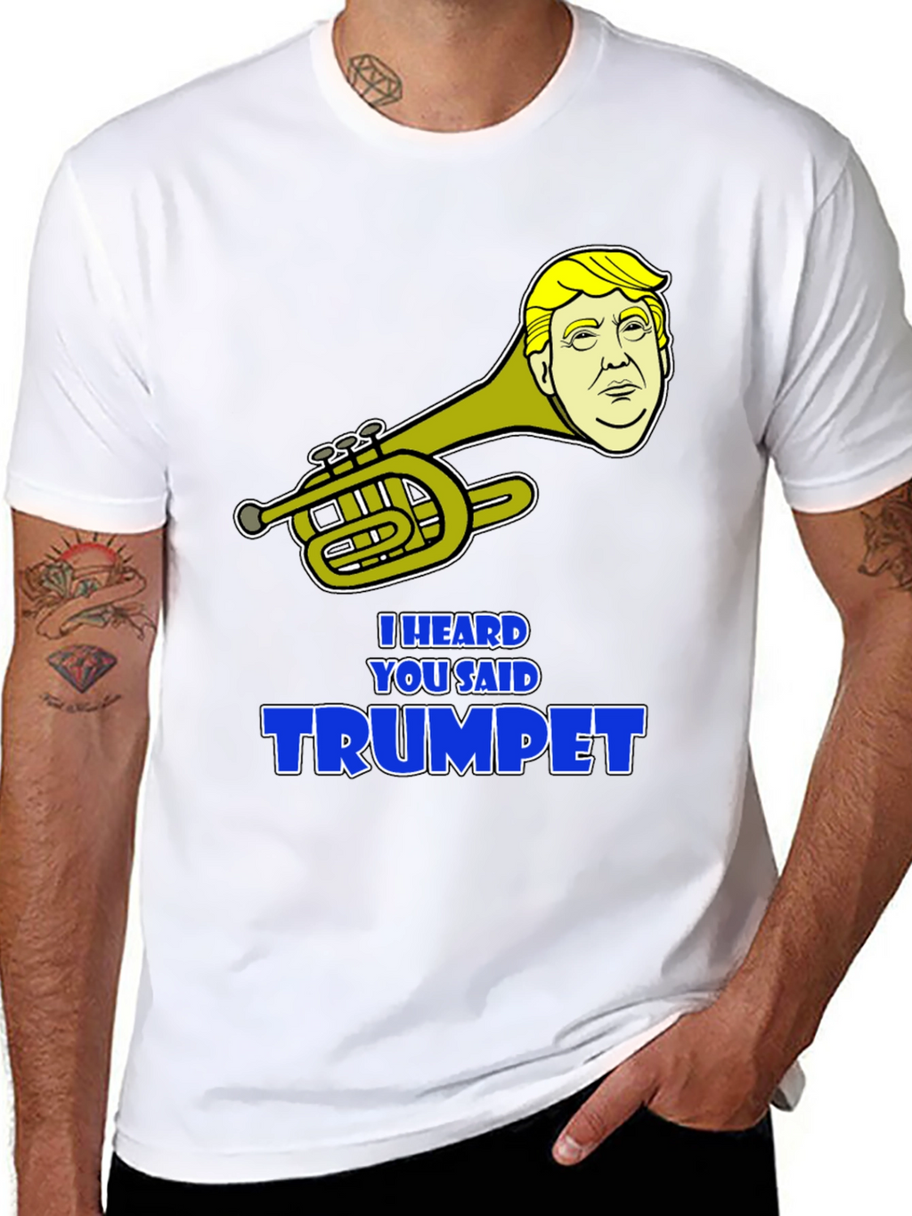 Trumpet Pun T-Shirt - I Heard You Said Trumpet