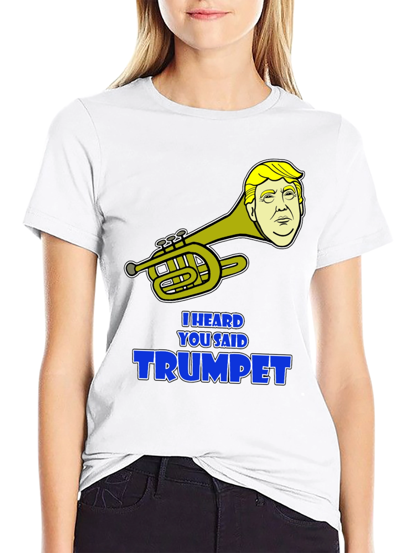 Trumpet Pun T-Shirt - I Heard You Said Trumpet