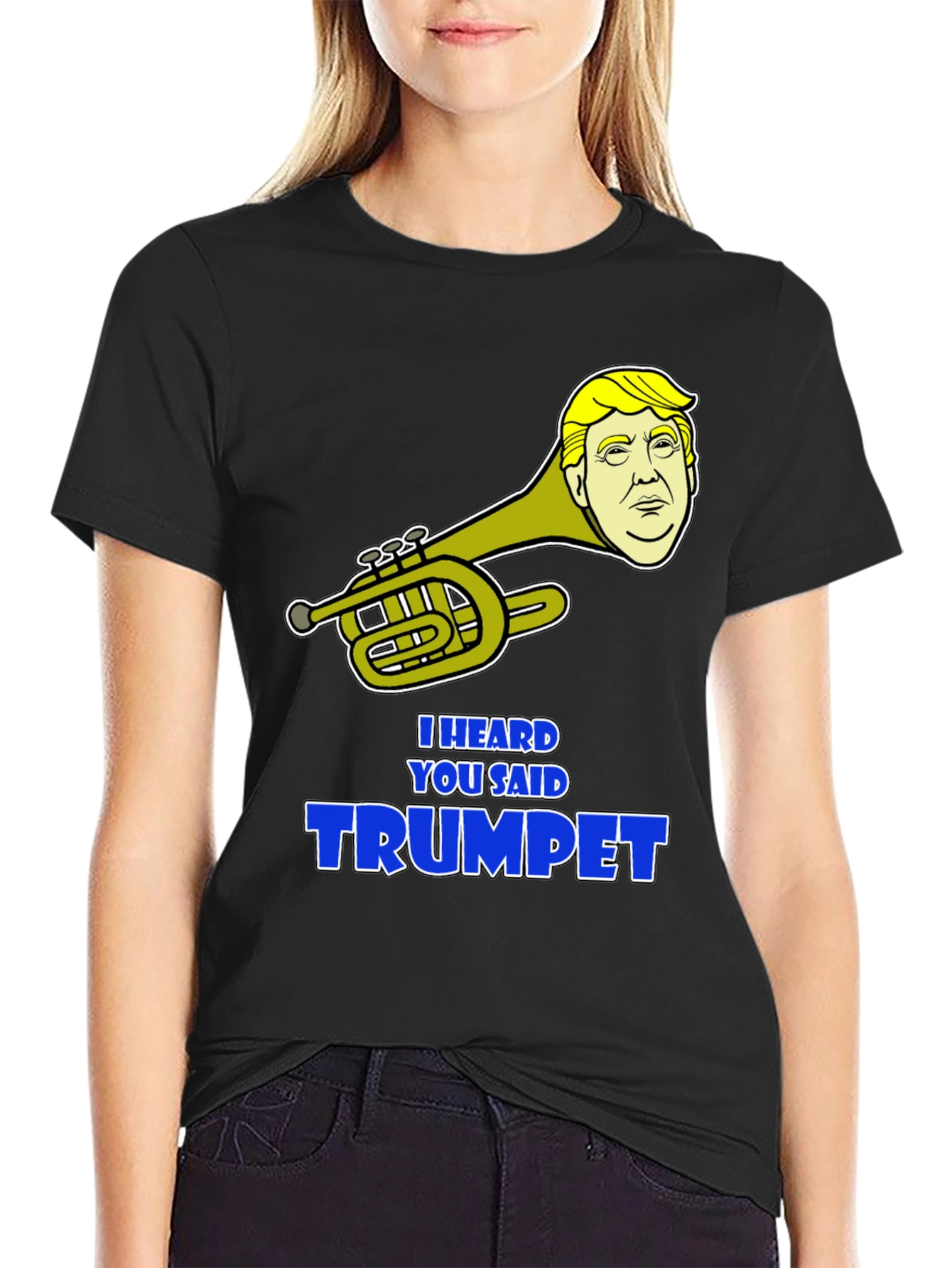 Trumpet Pun T-Shirt - I Heard You Said Trumpet