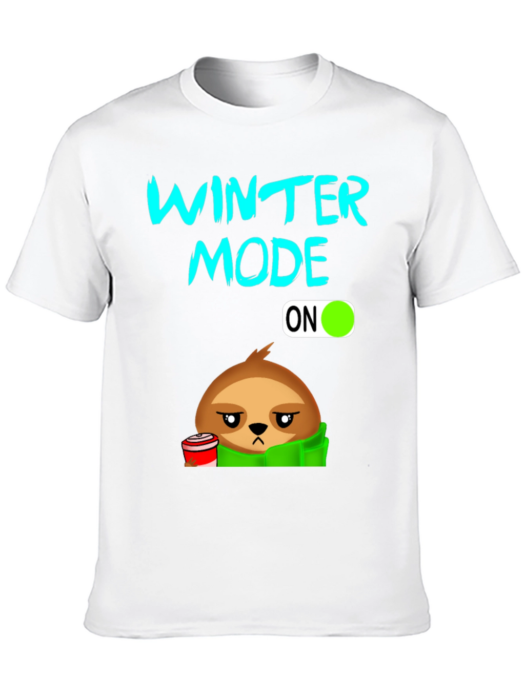 Winter Mode Sloth T-Shirt