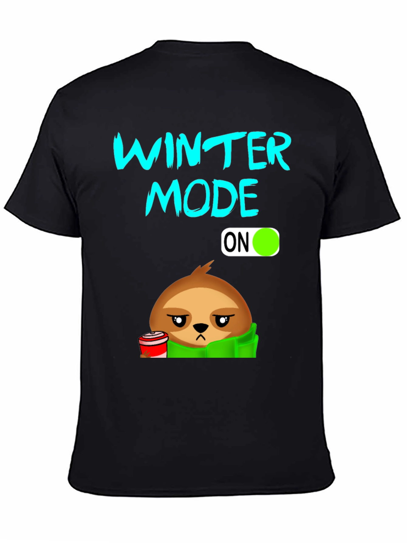 Winter Mode Sloth T-Shirt