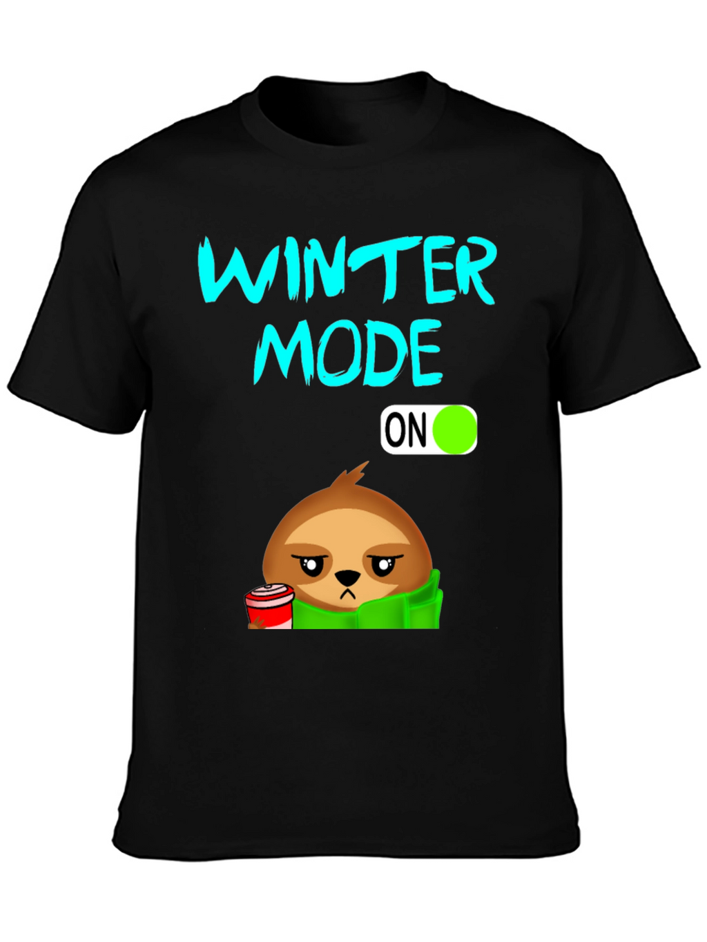 Winter Mode Sloth T-Shirt