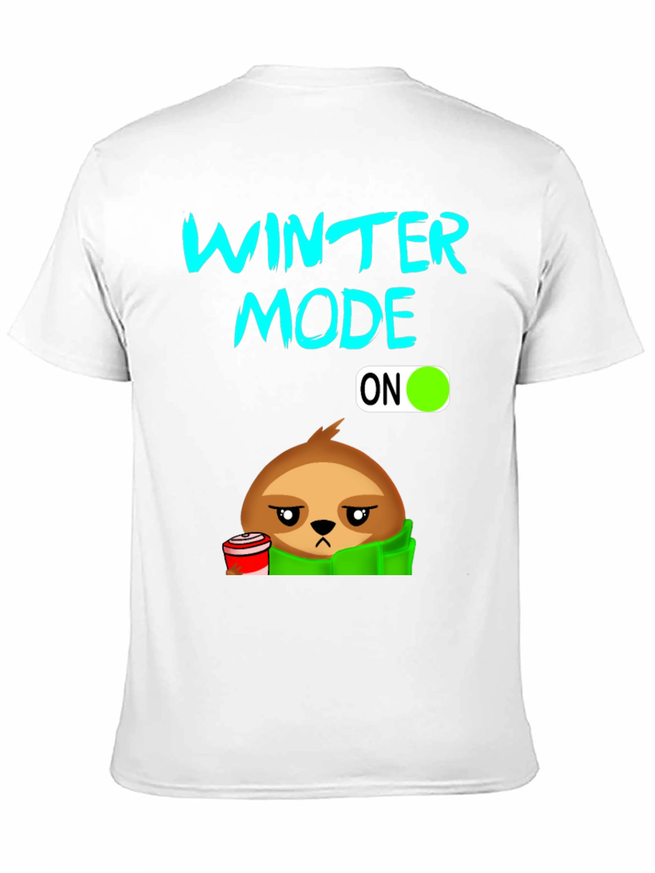 Winter Mode Sloth T-Shirt