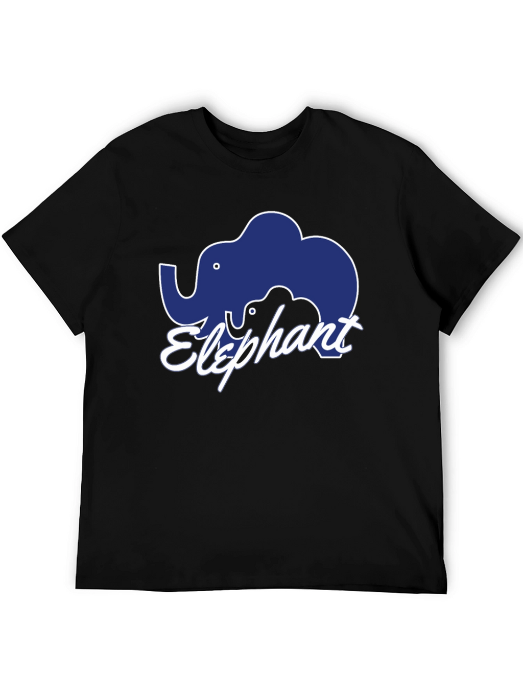 Elephant Graphic Black T-Shirt