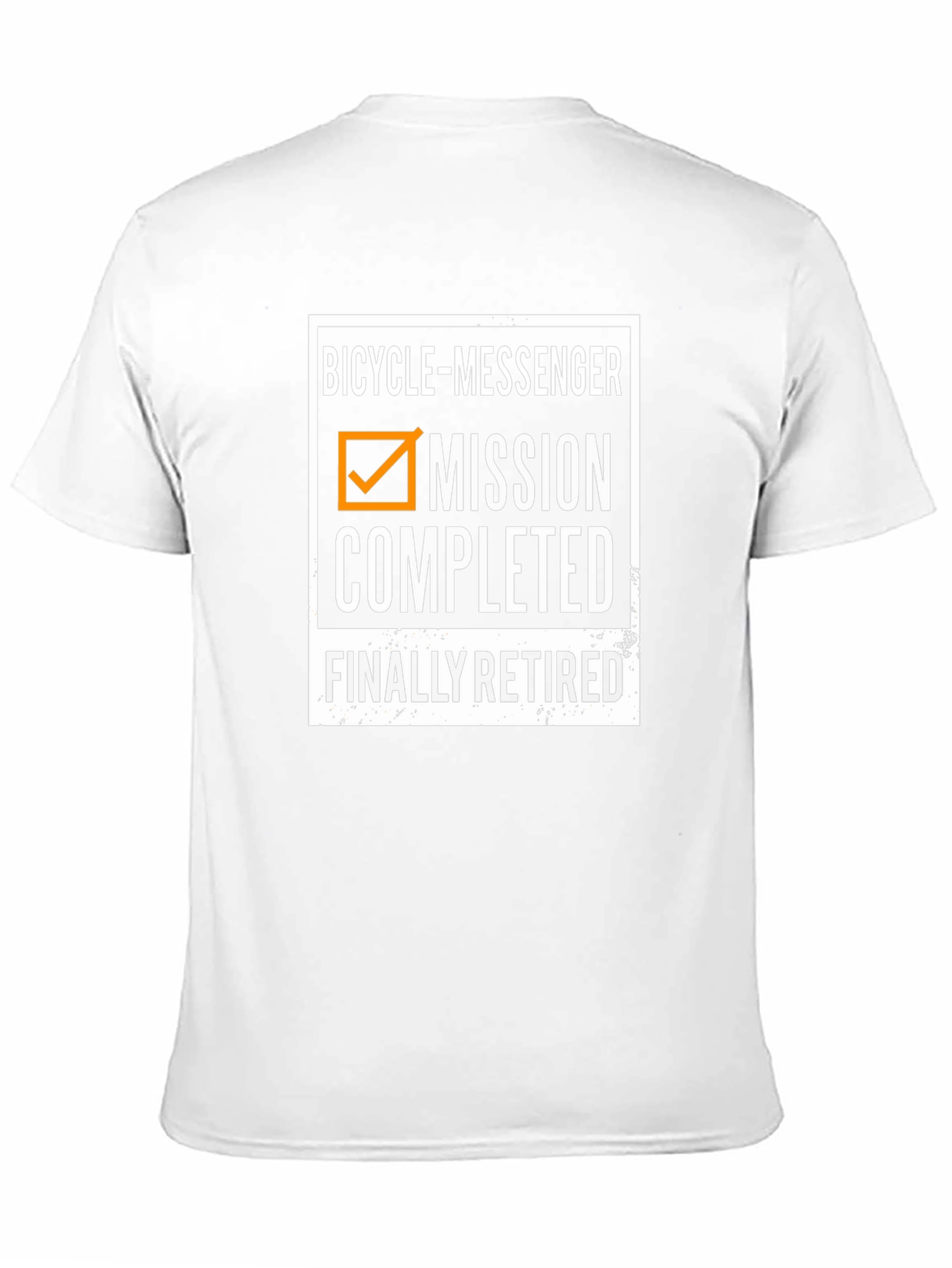 Bicycle Messenger Mission Completed Retired T-Shirt