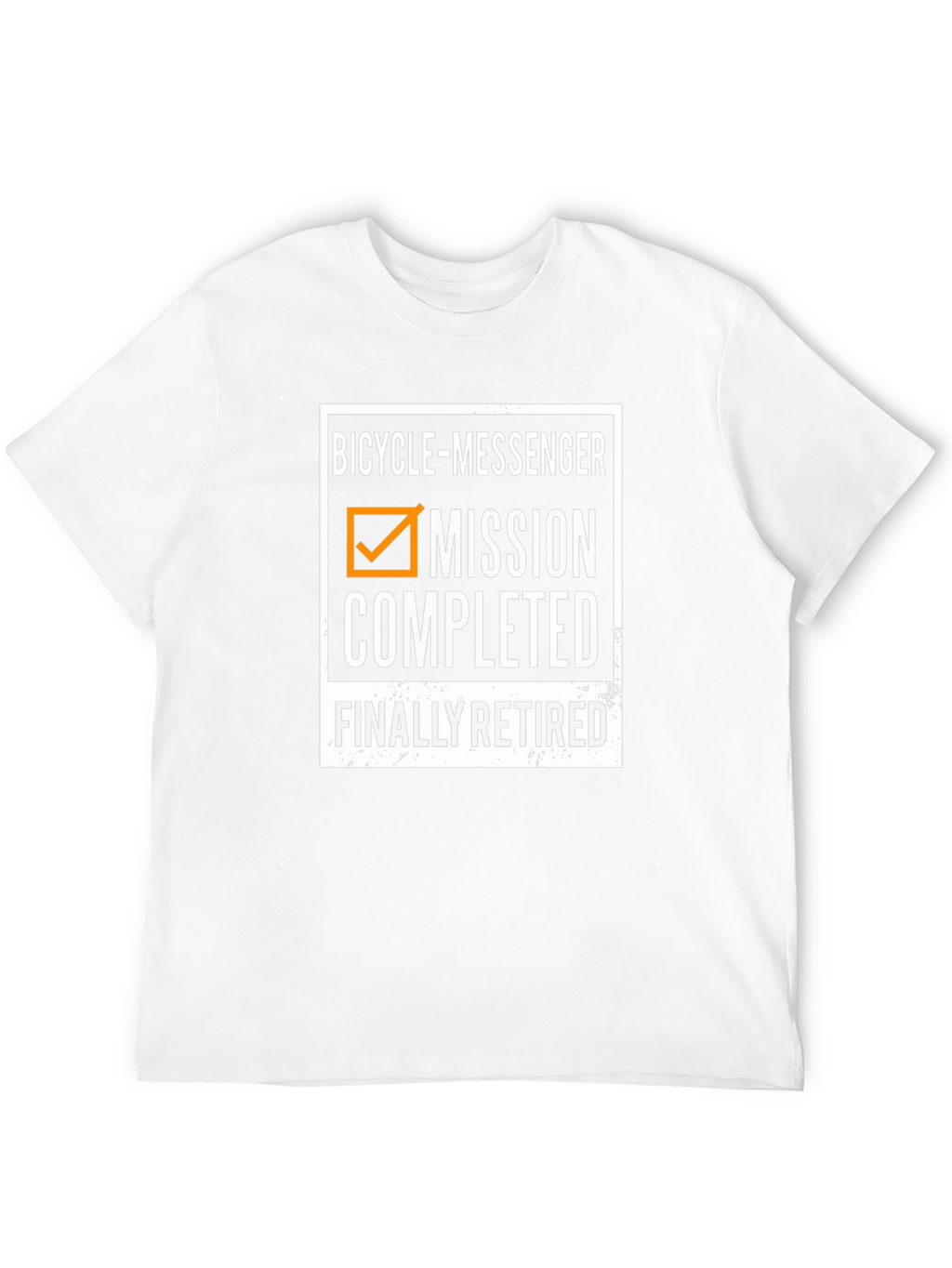 Bicycle Messenger Mission Completed Retired T-Shirt