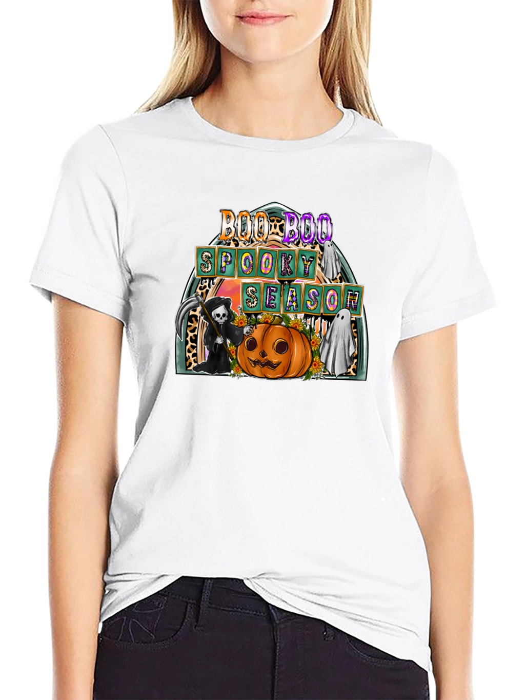 Boo Boo Spooky Season Graphic T-Shirt