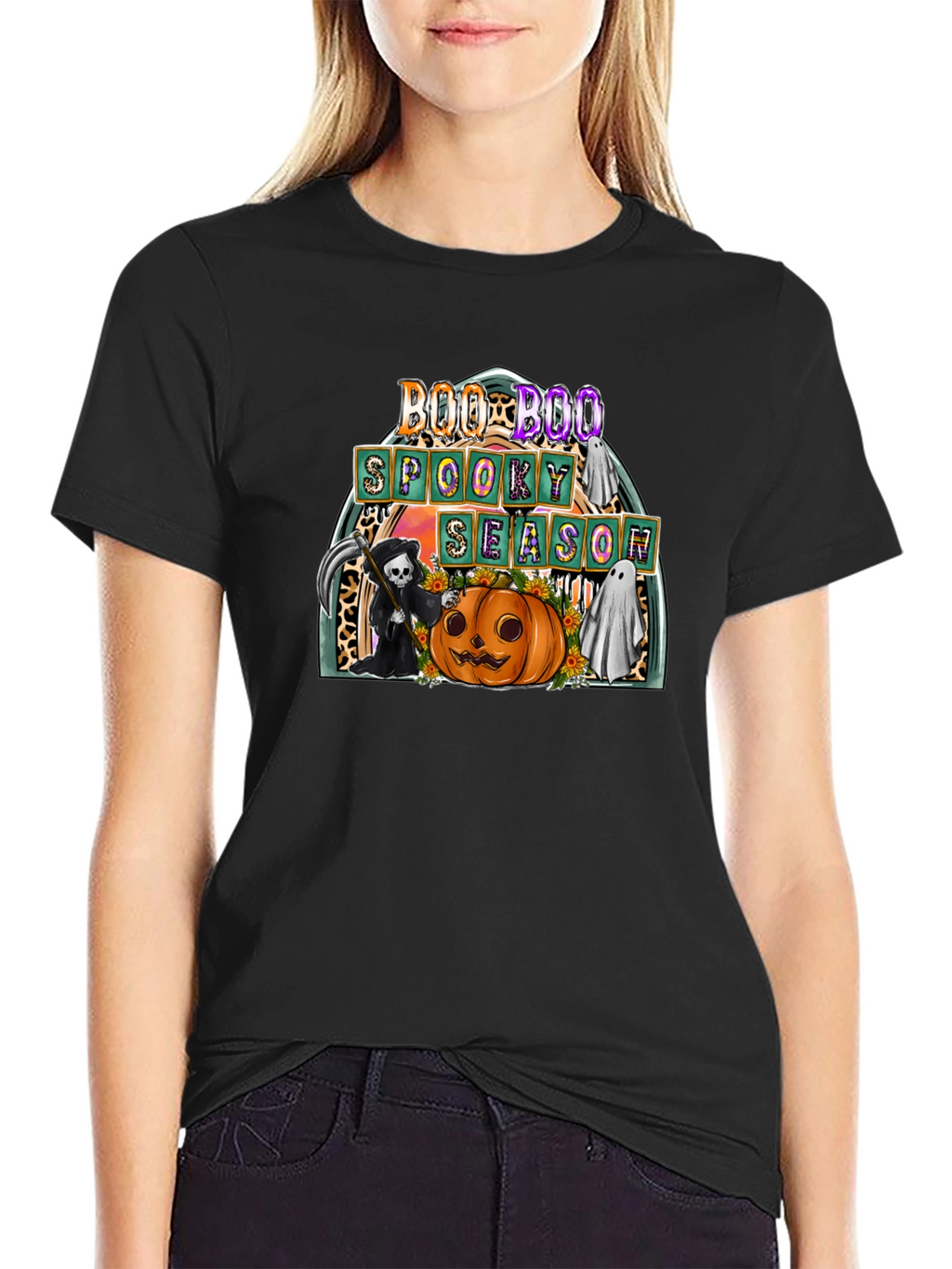 Boo Boo Spooky Season Graphic T-Shirt